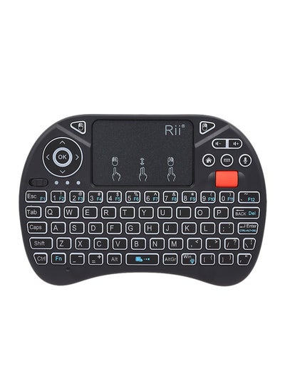 اشتري Bluetooth Wireless Keyboard Handheld Remote Control For Smart TV Black في السعودية