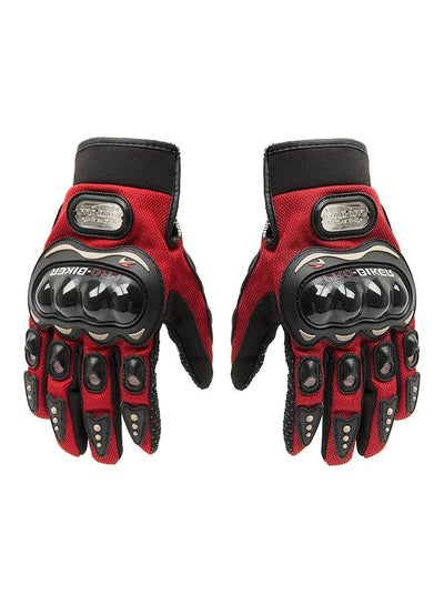 Buy 2-Piece Motorcycle Riding Gloves in UAE