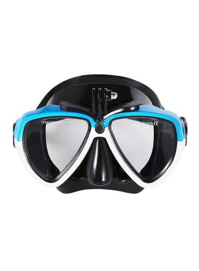 اشتري Anti-Fog Snorkelling Goggle Mask With Camera Mount في الامارات