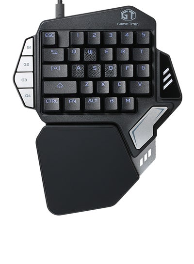 اشتري Mechanical Wired Gaming Keyboard أسود في الامارات