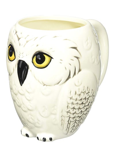 Buy Hedwig Owl Designed Coffee Mug White 11 x 6.5centimeter in Saudi Arabia