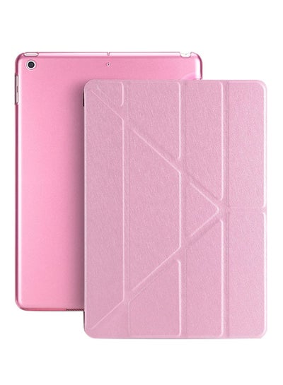 Buy Tri Fold Case Cover For Apple iPad 9.7-Inch (2018) Pink in Saudi Arabia