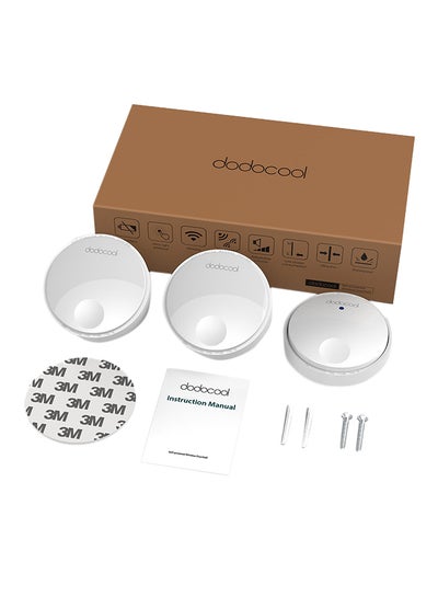 اشتري Self-Powered Battery Free Wireless Doorbell Kit أبيض 7.87x4.41x2.95 بوصة في الامارات