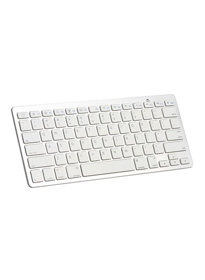 Buy Ultra-Slim Wireless Bluetooth Keyboard White in UAE