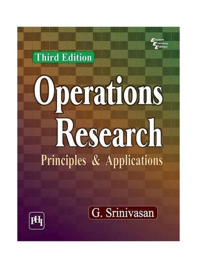 اشتري Operations Research: Principles And Applications paperback english - 30-Jul-17 في مصر