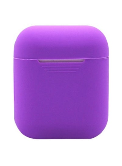 Buy Protective Case Cover For Apple AirPods Purple in Saudi Arabia