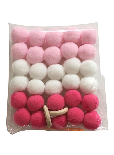 Buy Nordic Style Pom Pom Hanging Ball Set in Saudi Arabia