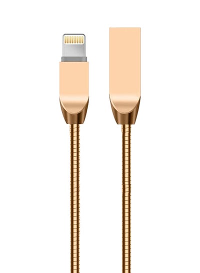 Buy Lightning Cable For Apple iPhone Gold in Saudi Arabia