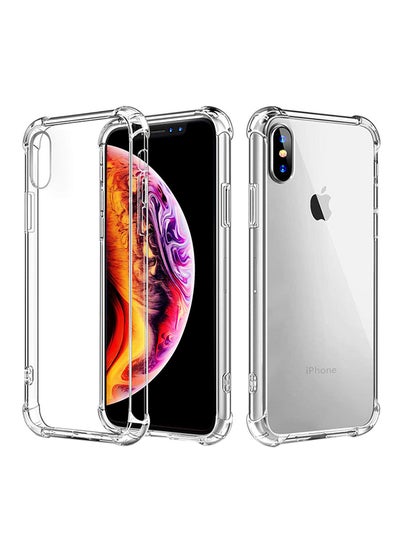 Buy Protective Case Cover For Apple iPhone X/Xs Clear in UAE