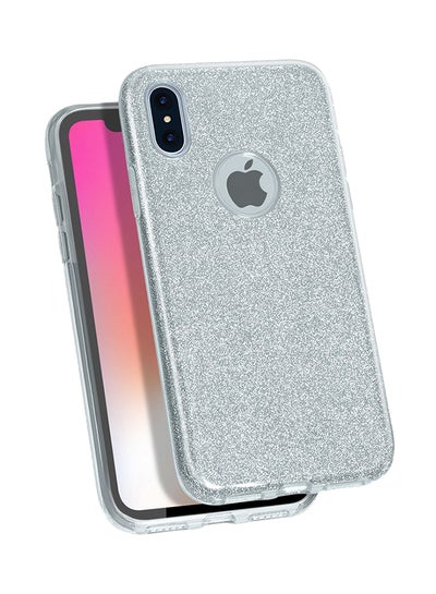 Buy Protective Case Cover For Apple iPhone X/Xs Silver in UAE