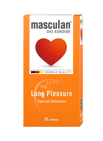 اشتري 10-Piece Masculan Long Pleasure Condom في السعودية