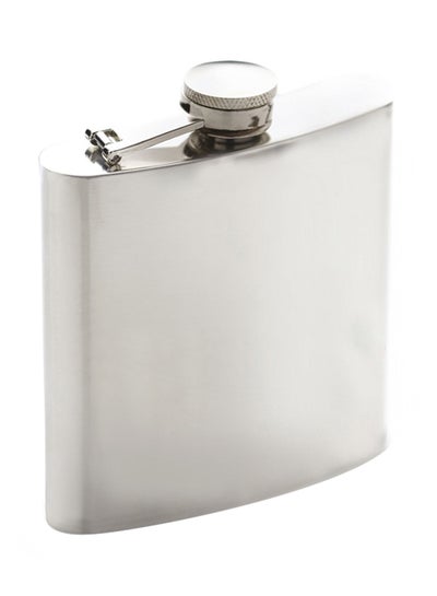 اشتري Bc Stainless Steel Hip Flask Silver 2.2 X 9.3 X 11 Centimeter في الامارات