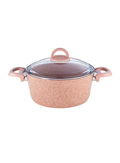 Buy Granite Casserole Pink 24cm in UAE