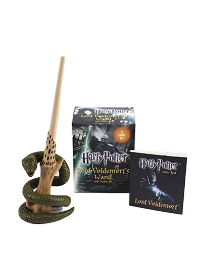 اشتري Harry Potter Voldemort's Wand With Sticker Kit: Lights Up! Paperback في الامارات