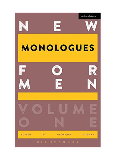 اشتري New Monologues For Men paperback english - June 30, 2016 في الامارات