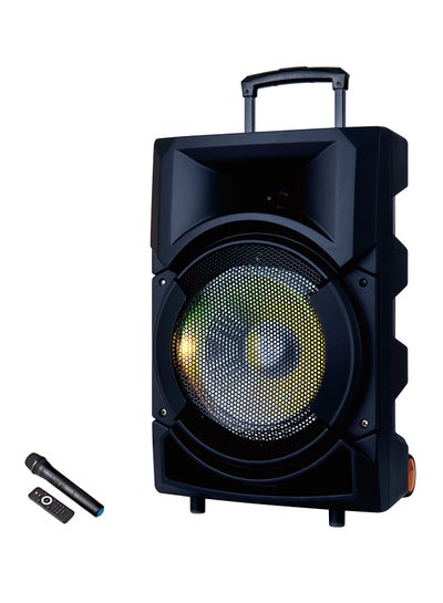 Buy Portable Party Speaker System With USB/SD Card/FM/Mic/Bluetooth And Remote (With Recording Function) OMMS1179 Black in UAE