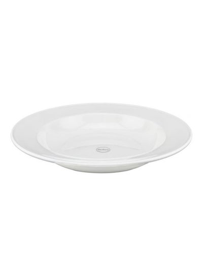 Buy Bone China Soup Plate 23cm White in UAE