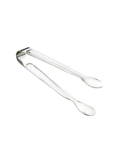 Buy Double Spoon Head Sugar Tong Silver in UAE