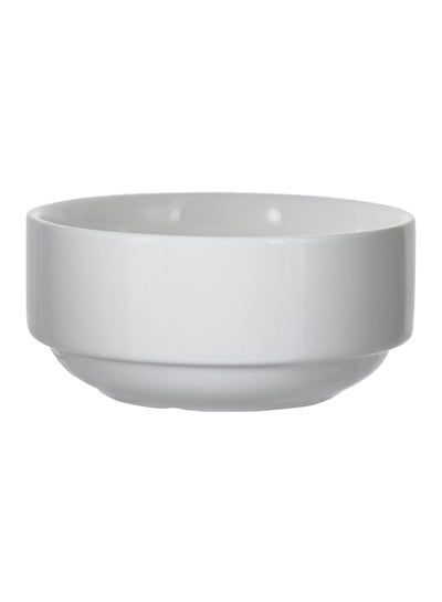 اشتري Porcelain Soup Bowl 250ml أبيض في الامارات