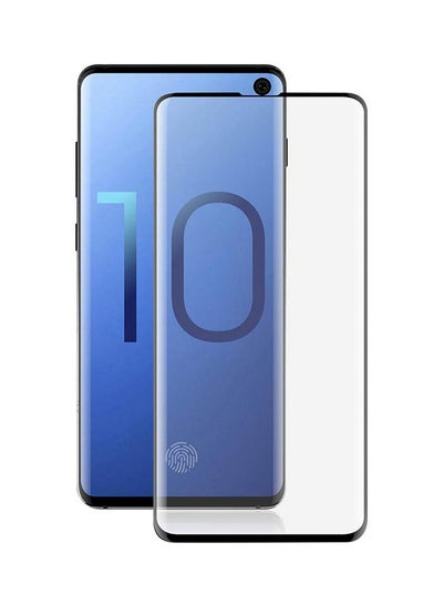 Buy Tempered Glass Screen Protector For Samsung Galaxy S10 Clear in Saudi Arabia