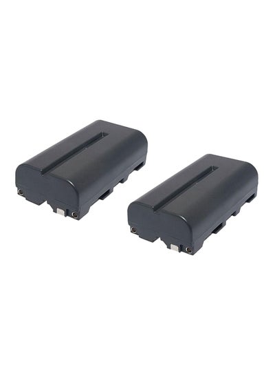 Buy 2-Piece Replacement Battery For NP-F570/F550 Black in UAE