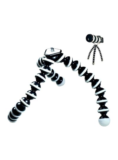 Buy Adjustable Gorilla Tripod With Flexible Legs White/Black in UAE