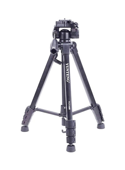 Buy Vct-668 Pro Tripod With Damping Head Fluid Pan For Slr/Dslr Canon Nikon Black in UAE