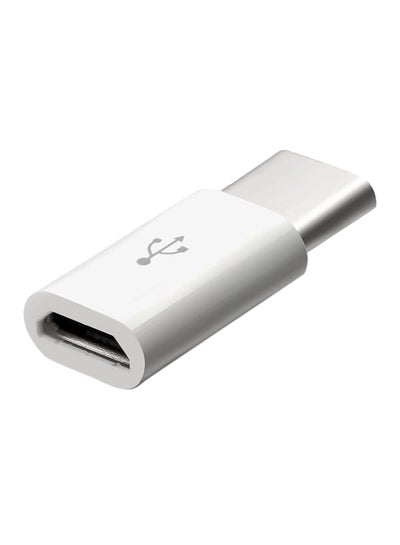 Buy Type-C Male to Micro USB Micro USB Connector White in Egypt