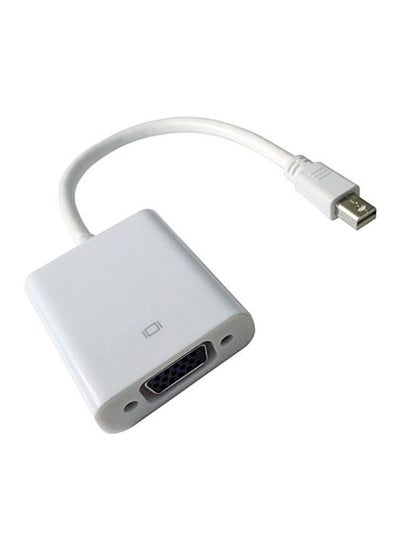 Buy Mini Display Port To VGA Cable Adapter White in Egypt