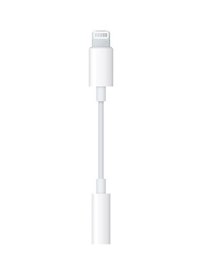 Buy Lightning Audio Stereo Charging Cable White in Egypt