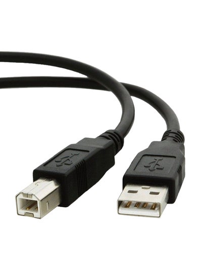 Buy USB 2.0 cable For USB-Compatible Printer Black in Egypt