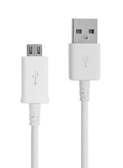 Buy USB To Micro USB Data/Charging Cable White in UAE