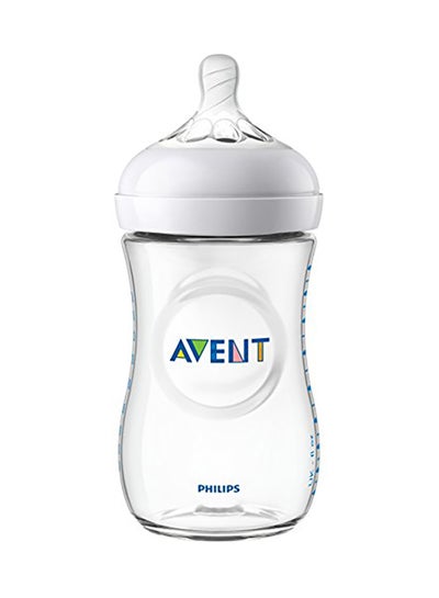 Buy Natural Feeding Bottle Clear, 260 ml in Saudi Arabia
