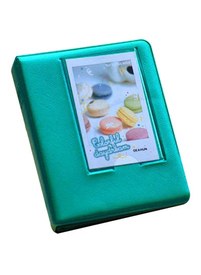 Buy 64 Pockets Mini Photo Album For Fujifilm Instax Mini Cameras Green in UAE