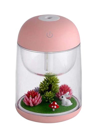 Buy Air Purifier With Night Light Pink/Clear in UAE