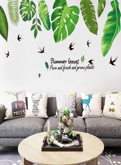 اشتري 3D Leaves Wall Sticker في الامارات