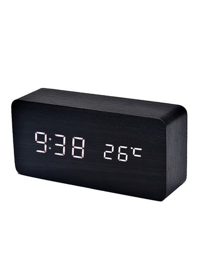Buy Wake Up Timer Digital Desk Clock Black in UAE