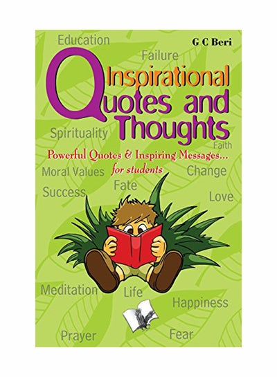 اشتري Inspirational Quotes And Thoughts Paperback في الامارات