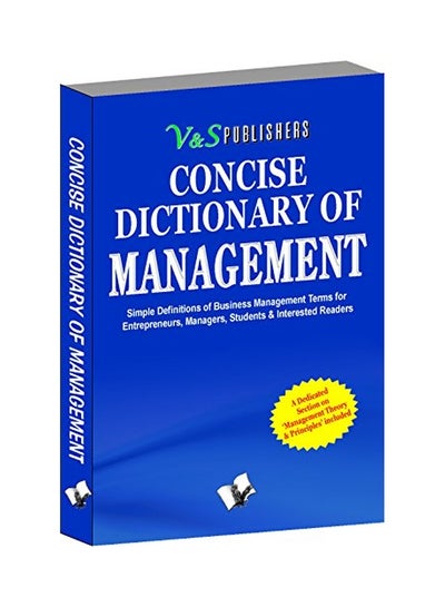 Buy Concise Dictionary Of Management paperback english - 02 Apr 2014 in UAE