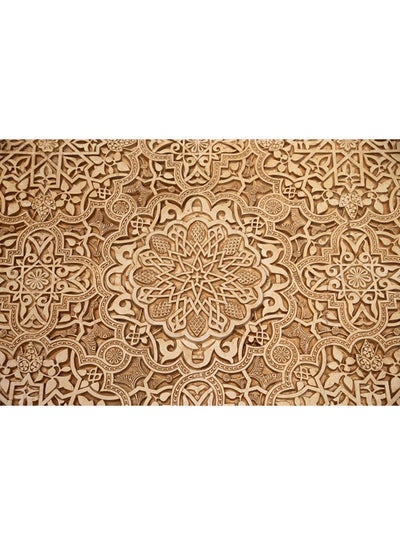 Buy 3D Islamic Inscription Wallpaper Multicolour 3X4meter in Saudi Arabia