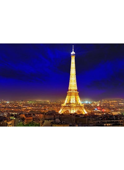 Buy 3D Eiffel Tower Wallpaper Multicolour 3X4meter in Saudi Arabia