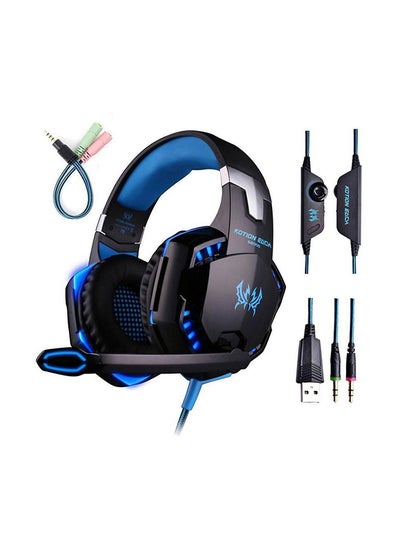 Buy Wired Over-Ear Stereo Gaming Headphones With Mic For PS4/PS5/XOne/XSeries/NSwitch/PC in UAE