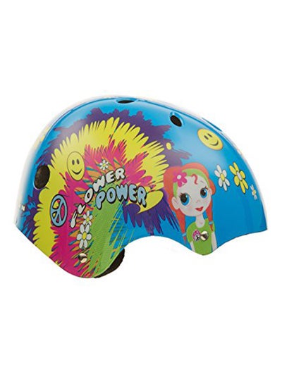 Buy Flower Power Princess 11-Vents Protective Skateboard Helmet 22.61x0.25x13.72inch in UAE