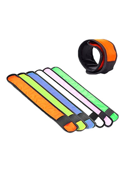 اشتري Pack Of 6 Led Light Up Band Slap Bracelets For Cycling/Walking/Running في الامارات