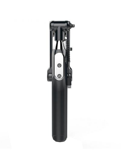 Buy Monopod Selfie Stick With Wireless Bluetooth Fill Light Black in UAE