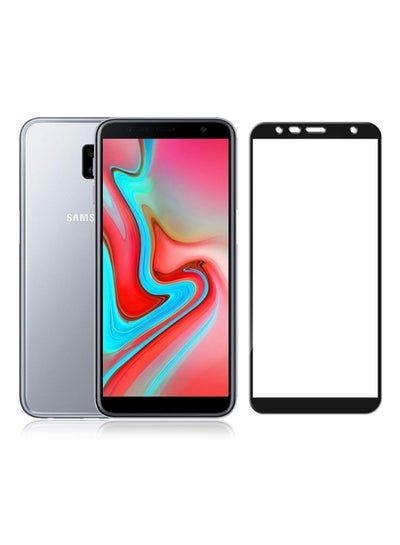 Buy Tempered Glass HD Screen Protector For Samsung Galaxy J6 Plus (2018) Clear/Black in UAE