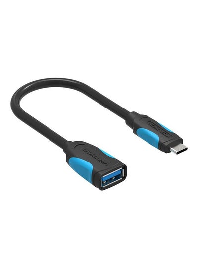 Buy Type-C Male To USB 3.0 OTG Connector Black in UAE
