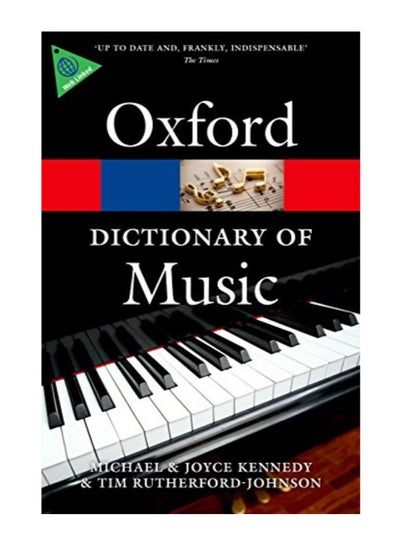 Buy The Oxford Dictionary Of Music Paperback English by Michael in Egypt