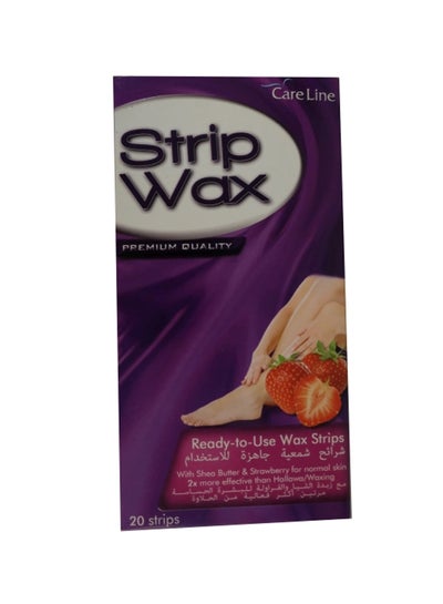 Buy 20-Piece Ready-To-Use Wax Strips in UAE