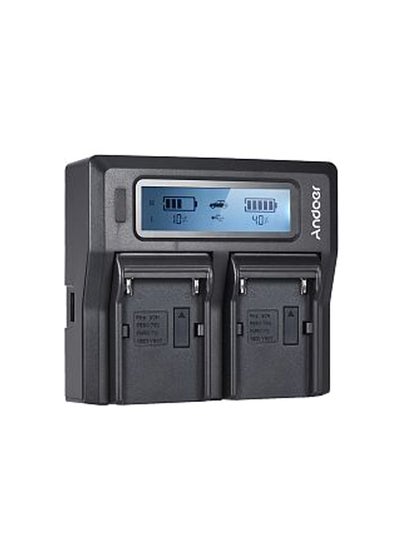 Digital Camera Battery Charger With LCD Display For Sony NP-F550/F750/F950/  NP-FM50/FM500H/QM71 Black price in UAE | Noon UAE | kanbkam